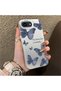 iPhone 16E Compatible Hard Acrylic Back Silicone Edge Lens Protection Butterfly Case - 2