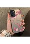 Samsung Galaxy S21 Fe Compatible Hard Acrylic Back Silicone Edge Lens Protection Butterfly Case - 3