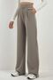 High Waist Lycra Velcro Closure Crepe Palazzo Trousers