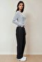 Button Front Long Sleeve Slim Fit Top - 2