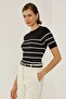 Striped Crew Neck Sweater - 3