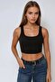 Basic Crew Neck Crop Top