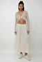 High Waist Textured Maxi Skirt - 3