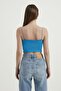Strappy Crop Basic Short Blouse - 4