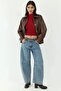 Short Sleeve Turtleneck Hair Knit Knitwear Sweater - 5
