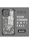iPhone 15 Pro Max Compatible Camera Protected Transparent Soft Silicone Phone Case Flower Pattern