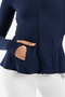 Winmoda Mock Neck Full Zip Flywheel Detailed Sports Jacket – Flexible Textured Everyday Use - 6