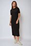 Comfortable Fit Crew Neck Maxi Dress - 5