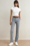 High Waist Straight Fit Trousers - Stylish Design