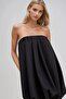فستان بالون قصير بدون حمالات - 3