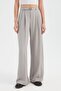 High Waist Pleated Wide Leg Trousers - 2