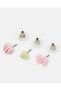 Girls Assorted Embellished Earring Set (15 Pair) - 4
