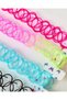 Girls Assorted Embellished Choker And Rings Set (Pack of 8) - 2