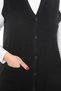 Steel Knitwear Knitwear Winter Thick Mother Knitwear Buttoned Pocket Long Vest - 3