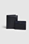 La'Graccio Paris Dofra Genuine Leather Men's Wallet Navy Blue - 2