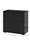 Mobilier Dormitor Comode CON 4 - Comoda, 79 cm, Neagra - 7