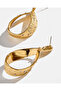 Women Gold Embellished Earrings - 3