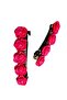 - Hülya 6683 3413 Handmade Rose Patterned Polymer Clay Set of 2 Clip-On Hair Clips / 8 cm - 6 cm - 5