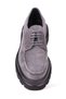 - Gray Genuine Suede Lace-Up Casual Men's Shoes 115-K432 - 7