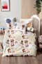 Forest Friends 100% Organic Cotton Skin-Friendly Breathable Baby Duvet Cover Set