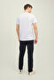 Crew Neck Plain White Men's T-Shirt Jprbluarchie Ss Tee Crew Neck Noos - 2