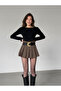 Black 100% Cotton Crew Neck Long Sleeve Bodysuit - 0098