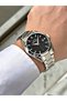 Men's Wristwatch with Calendar Silver-Black Color Steel Band Steel Case 2520Mr - 4