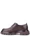 - Brown Genuine Leather Lace-Up Casual Men's Shoes 115-K609 - 3
