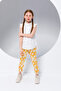 Girl's Navy Blue Patterned Relaxed Fit Trousers-New Season