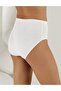 Women'S, 100% Cotton, White, Ribbed, Bato, 6-Piece Panties - 2