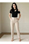 Women's Black Shoulder Detailed Drop Neckline Short Sleeve Stylish Blouse - 2