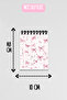 Pink Bouquet Ribbon Design Notebook Planner and Notepad Set of Three - 3