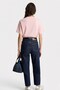 Women's Oversized T-Shirt Chmp Studios Printed Pink – Crew Neck, 100% Cotton Compact Single Jersey 24/1 - 4