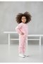 Girl's Pink Heart Detailed Tracksuit Set