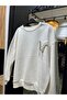 Sweatshirt with Butterfly Accessories - 4