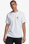 Jordan Jumpman Air Unisex White-Black Tee Jordan Embroidered Logo T-Shirt White-Black