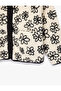 Long Sleeve Mock Neck Fleece-Lined Floral Transitional Jacket - 4