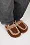 Pelini Women's Teddy Flat Slippers Brown Slippers - 3