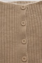 Basic Crop Soft Textured Stand Collar Knitwear Cardigan Aw25Hi0004 - 3