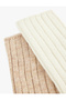 Ribbed Wool Blend 2-Piece Thick Sock Set - 3