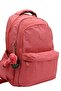 2200 Salmon Water Resistant Fabric School Bag Unisex School Backpack - 2