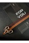 3-Piece Design Bar Buckle Thin Women's Belt, Coat Belt, Shirt Belt, Dress Belt - 4