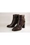 Genuine Leather Quality Women's Heeled Boots - 2