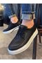 Mhd-098 Men's Daily Lace-Up Leather Classic Shoes Cbt-Black - 4