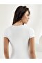 Women'S, 95% Cotton 5% Elastane, Short Sleeve, V-Neck, 6-Pack Bodysuit/Tank Top - 2