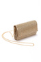Women's Stone Strap Evening Dress Bag Gold - 3