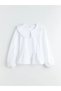 Lcw Kids White Baby Collar Girl's Shirt - 2