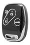 For Honda Civic Fd6 Cr-V Accord 3 Button Nano Key Case Cover Black-Silver - 3