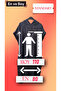 Black Adult Poncho Beach Towel -Defoludur - 3