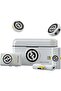 Lark M2 DUO-Combo Button Lavalier Microphone System With Dual Transmitter Kit White